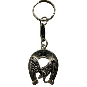 Rooster‎ Fight Western Cowboy Metal Keychain Llavero Vaquero Pelea Gallos New